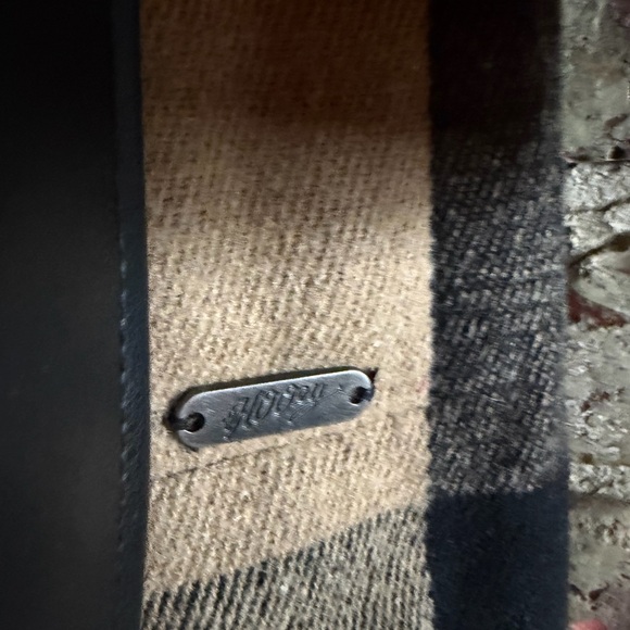 🤎 HOOEY Buffalo Plaid Belted Jacket Western Boutique Coat Cowgirl NWOT Size M - Picture 2 of 3